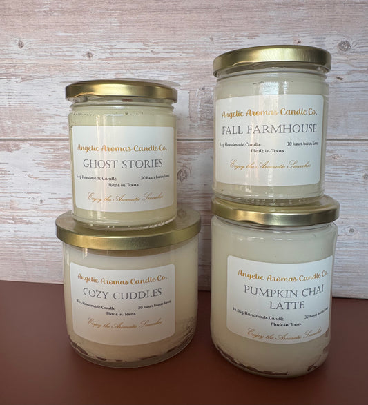 Small Wooden Wick Candle